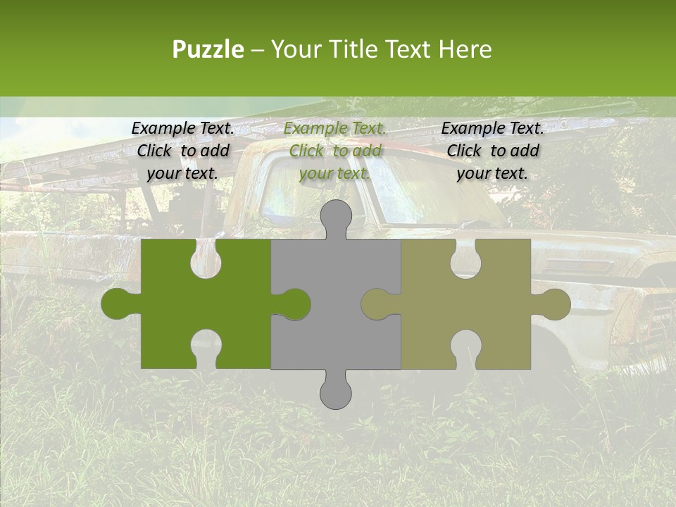 Vines Grave Transportation PowerPoint Template