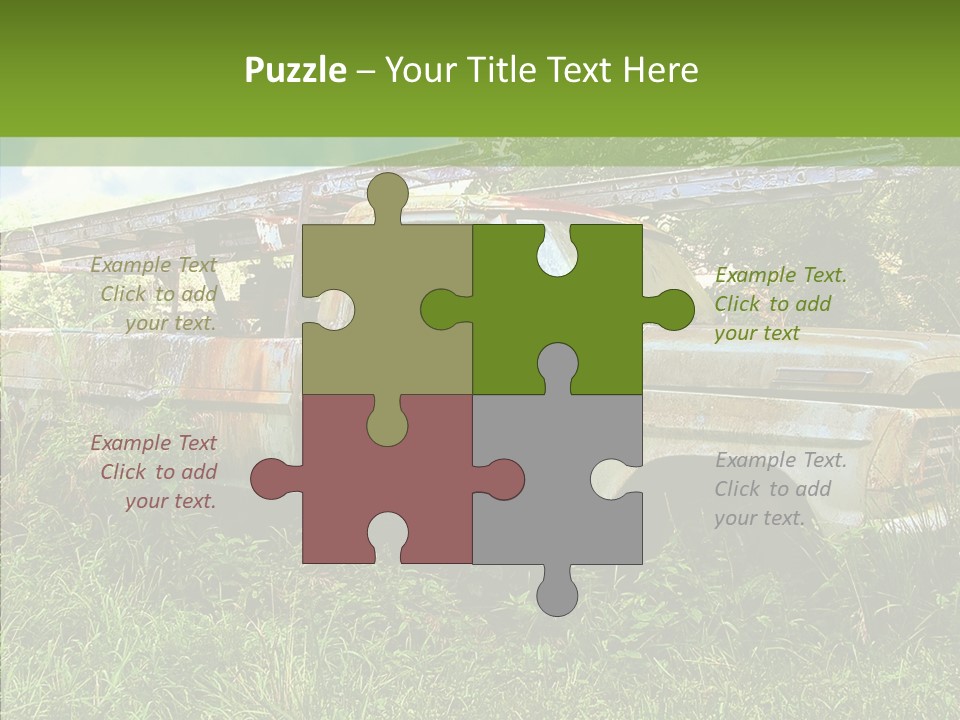 Vines Grave Transportation PowerPoint Template