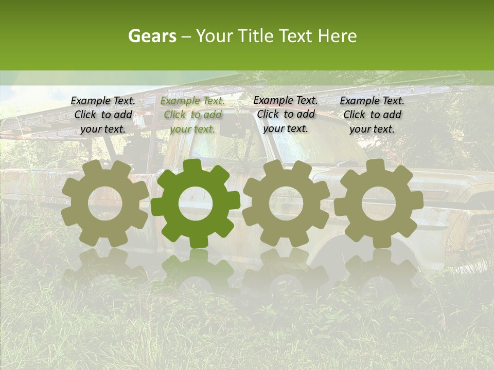 Vines Grave Transportation PowerPoint Template