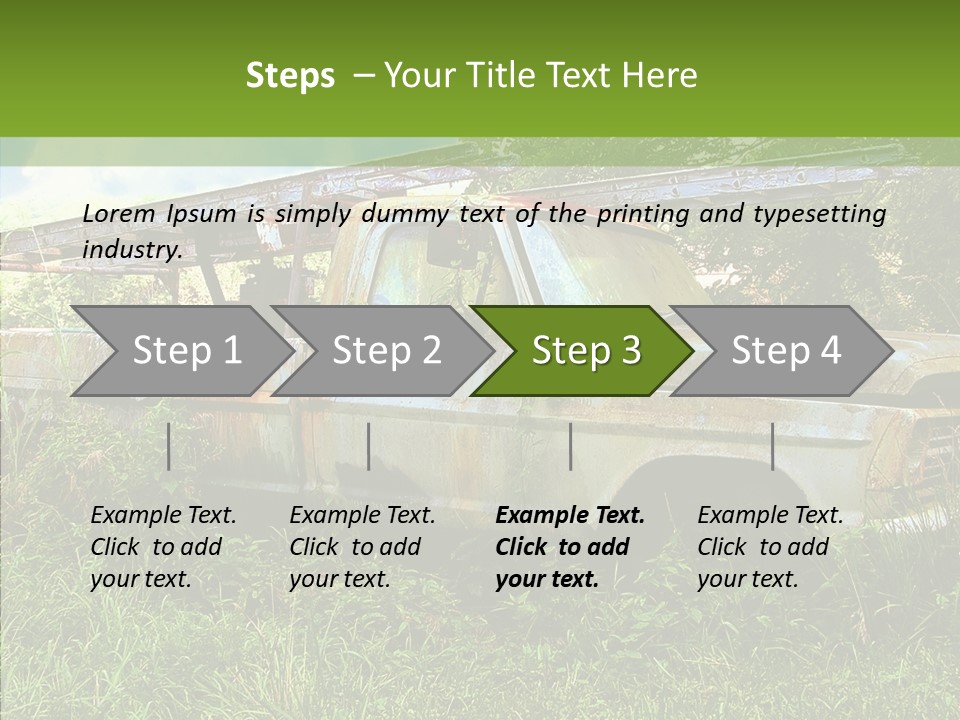 Vines Grave Transportation PowerPoint Template