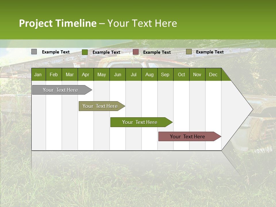 Vines Grave Transportation PowerPoint Template