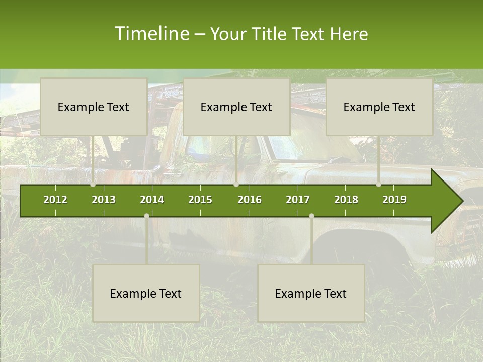 Vines Grave Transportation PowerPoint Template