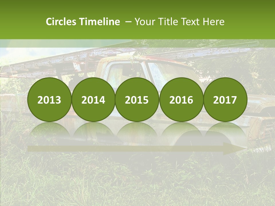 Vines Grave Transportation PowerPoint Template