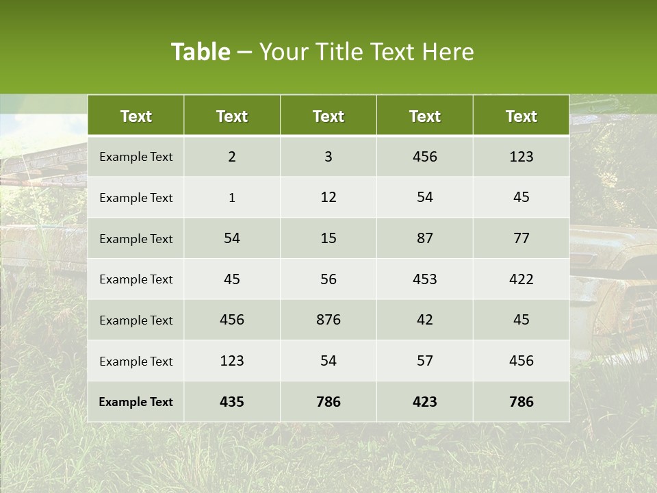 Vines Grave Transportation PowerPoint Template