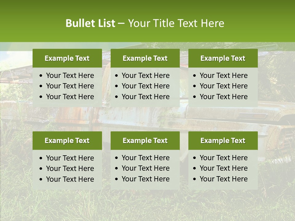 Vines Grave Transportation PowerPoint Template