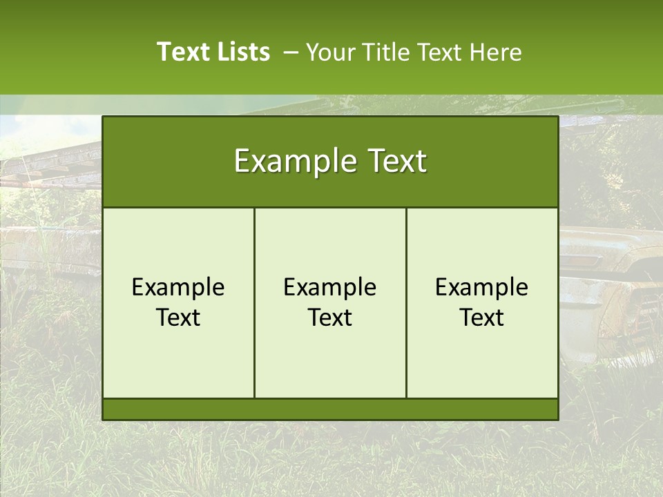 Vines Grave Transportation PowerPoint Template
