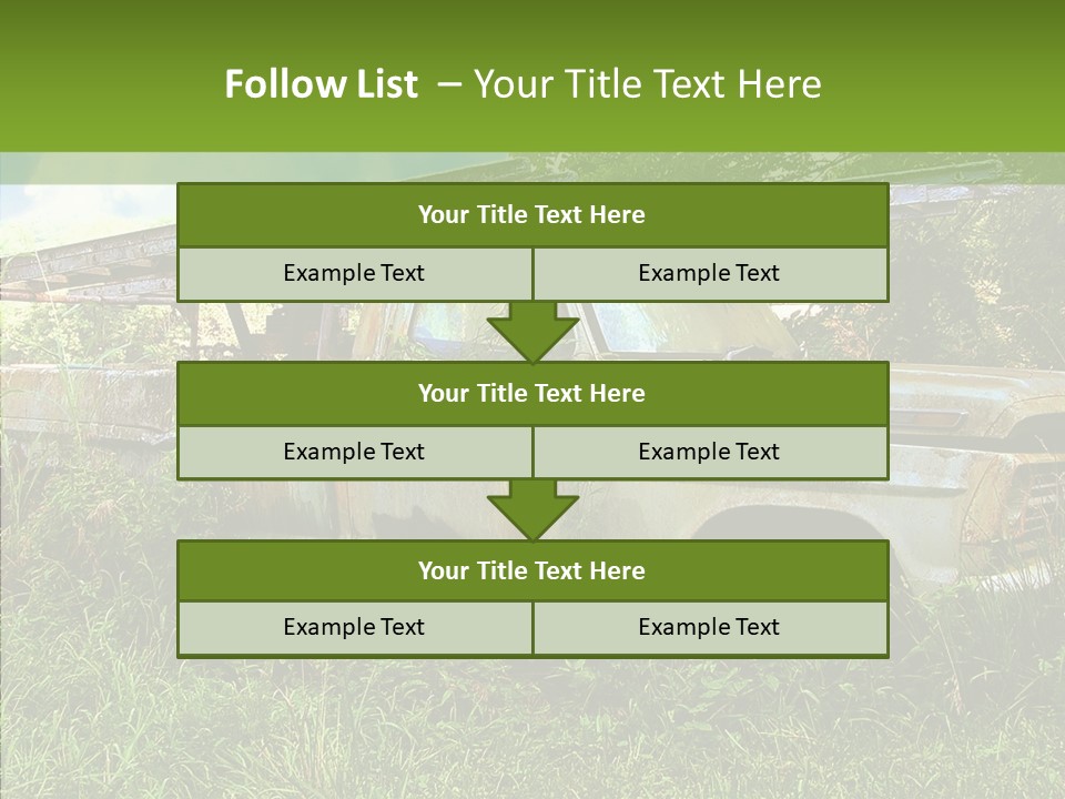 Vines Grave Transportation PowerPoint Template