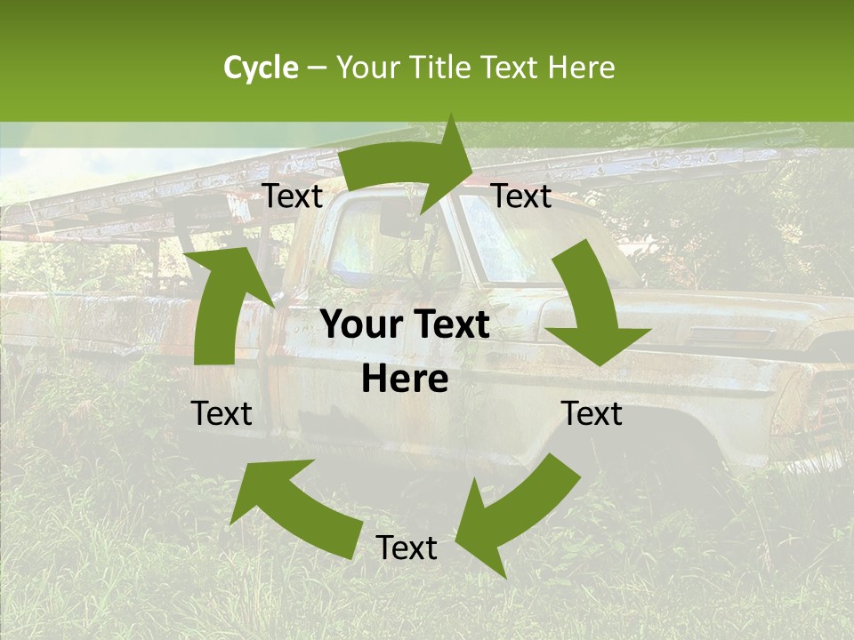 Vines Grave Transportation PowerPoint Template