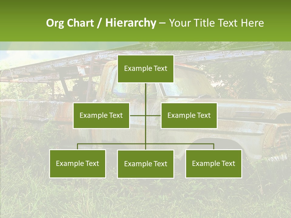 Vines Grave Transportation PowerPoint Template