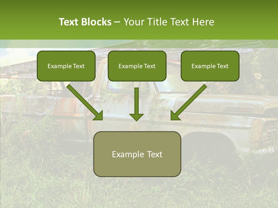 Vines Grave Transportation PowerPoint Template