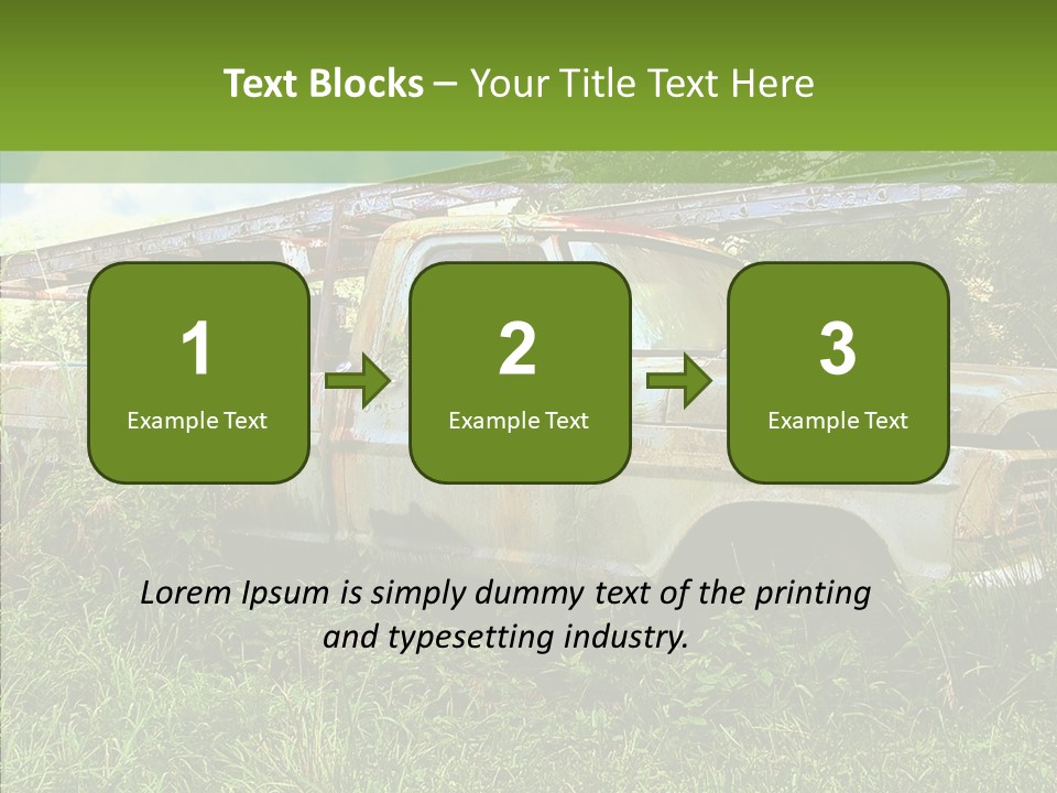 Vines Grave Transportation PowerPoint Template