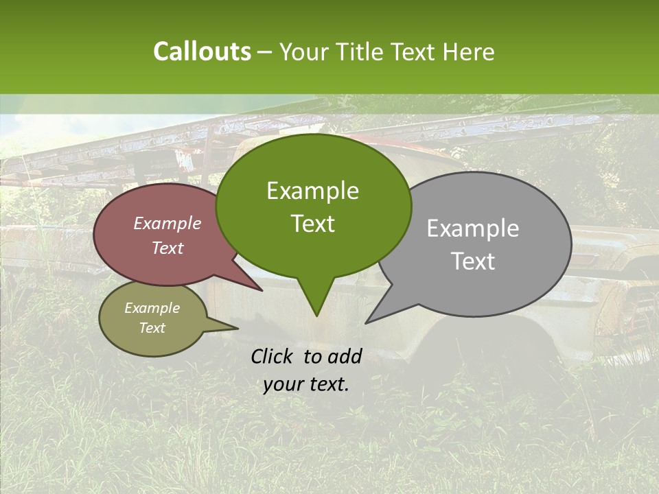 Vines Grave Transportation PowerPoint Template