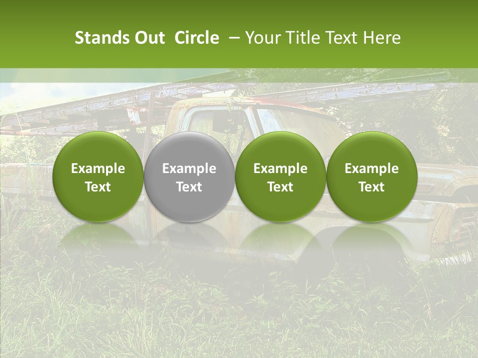 Vines Grave Transportation PowerPoint Template