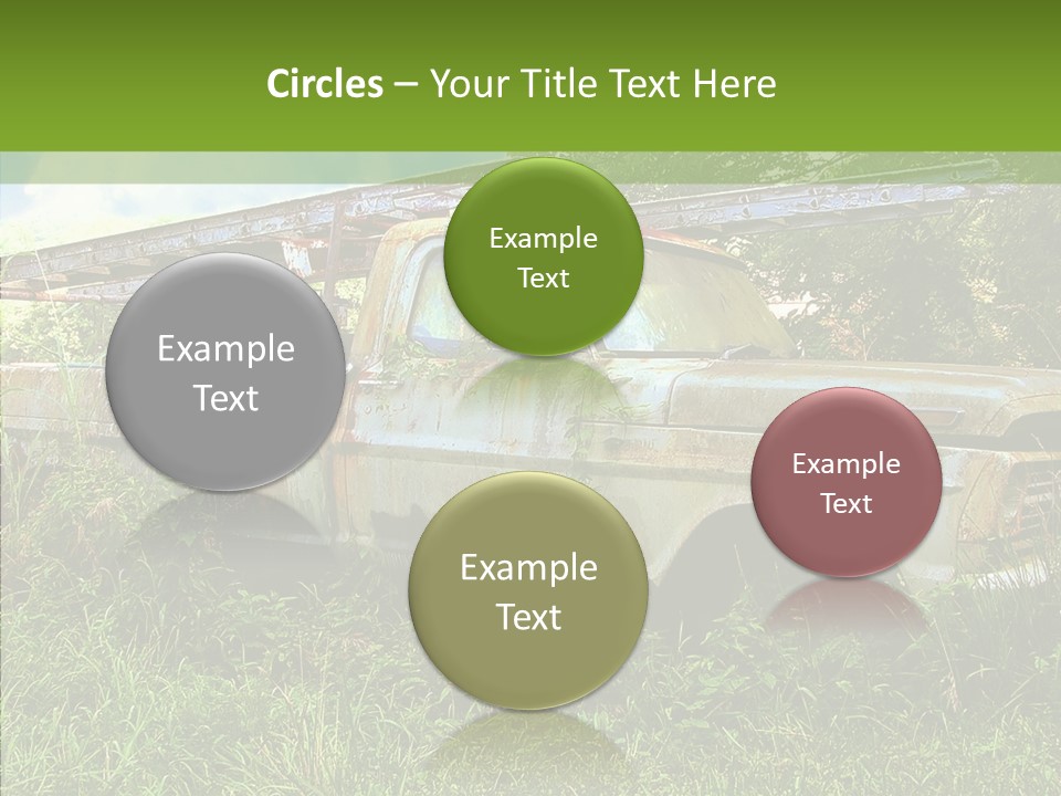 Vines Grave Transportation PowerPoint Template