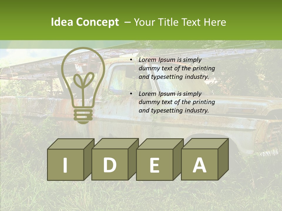 Vines Grave Transportation PowerPoint Template