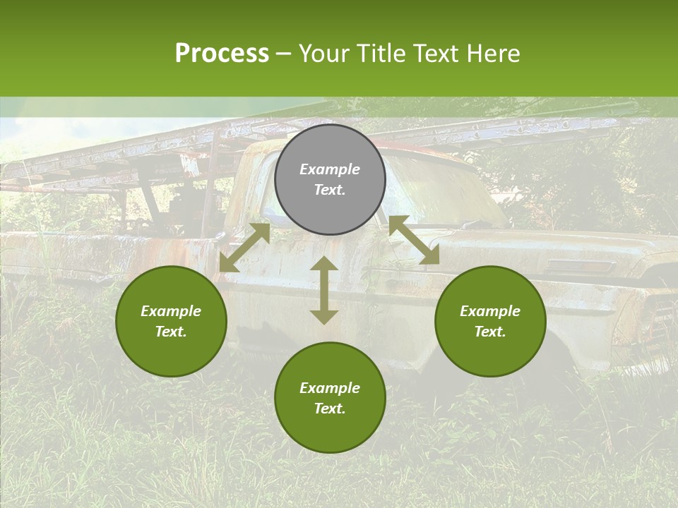 Vines Grave Transportation PowerPoint Template