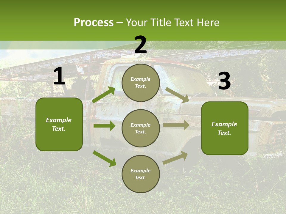 Vines Grave Transportation PowerPoint Template