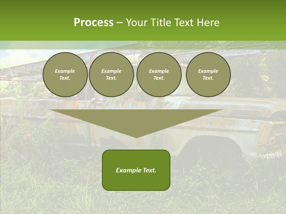 Vines Grave Transportation PowerPoint Template