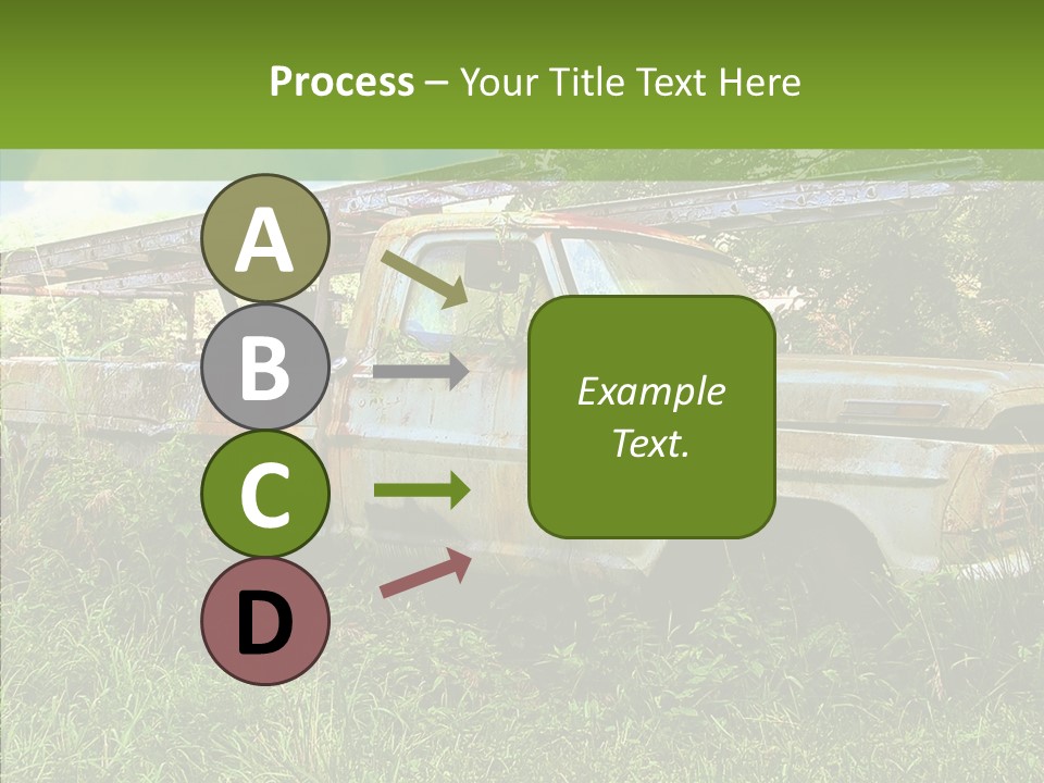 Vines Grave Transportation PowerPoint Template