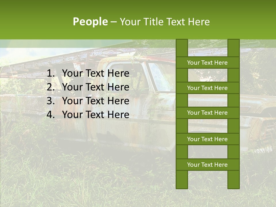 Vines Grave Transportation PowerPoint Template