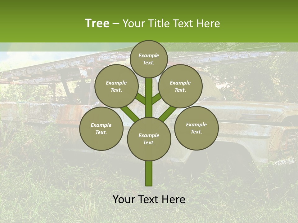 Vines Grave Transportation PowerPoint Template