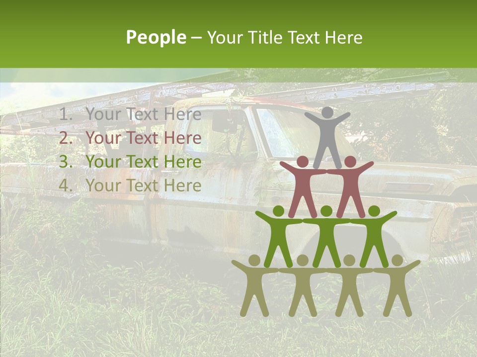 Vines Grave Transportation PowerPoint Template