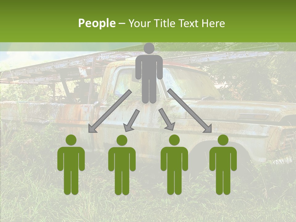 Vines Grave Transportation PowerPoint Template