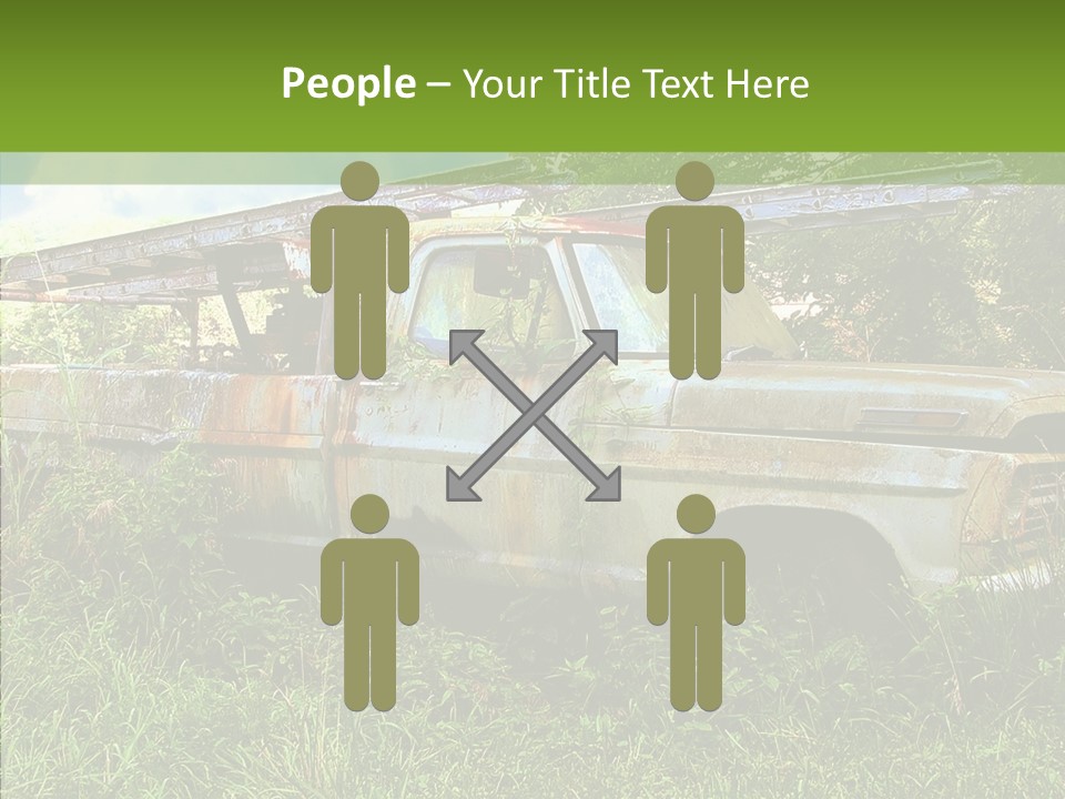 Vines Grave Transportation PowerPoint Template