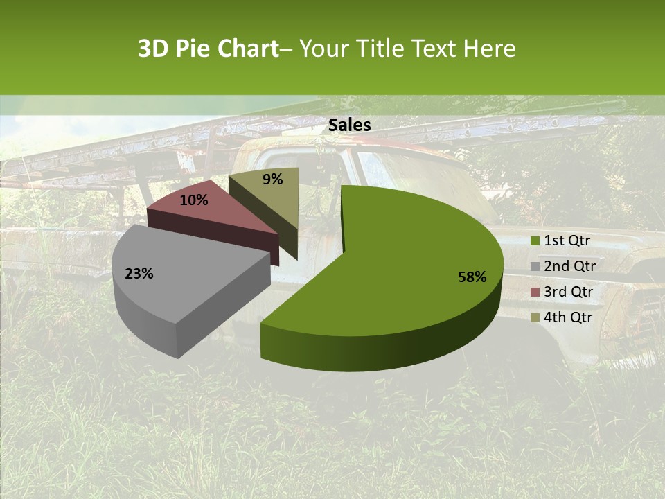 Vines Grave Transportation PowerPoint Template