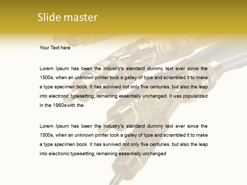 Video Television Audio PowerPoint Template