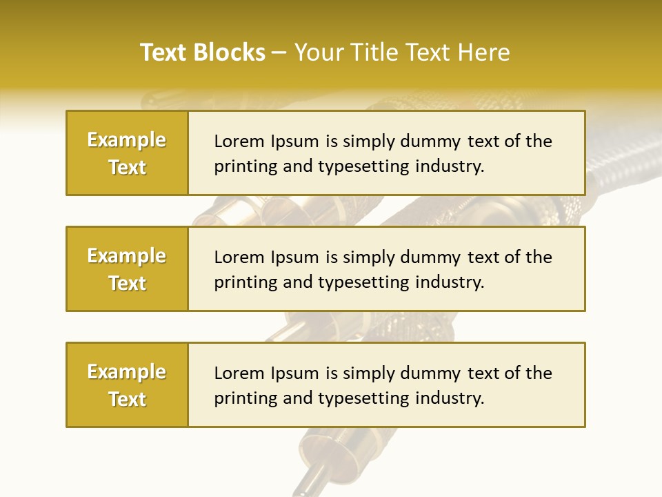 Video Television Audio PowerPoint Template