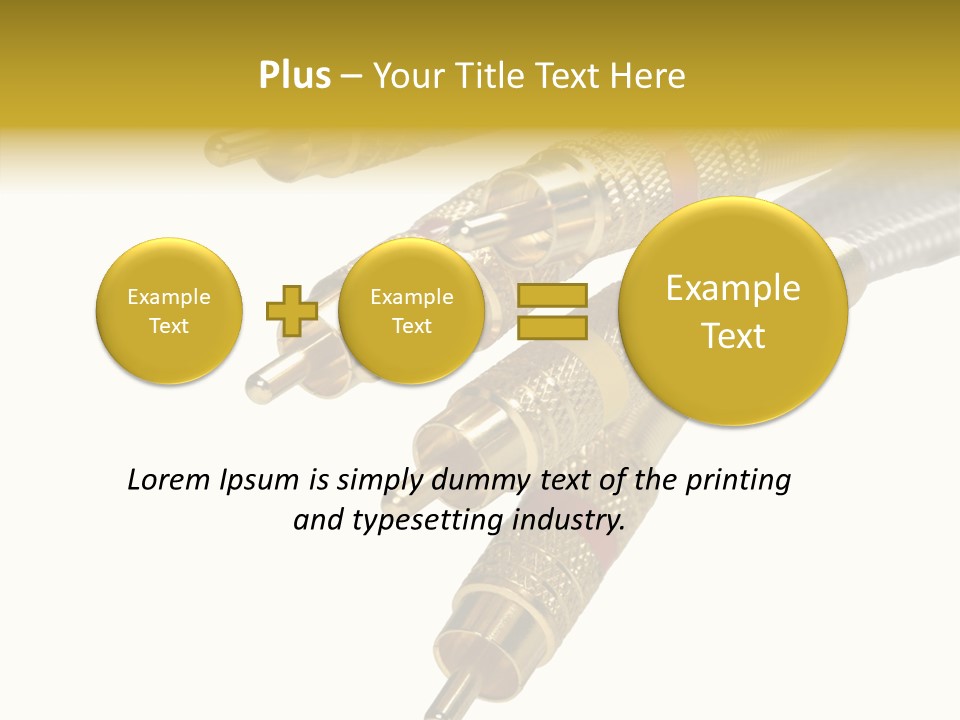 Video Television Audio PowerPoint Template