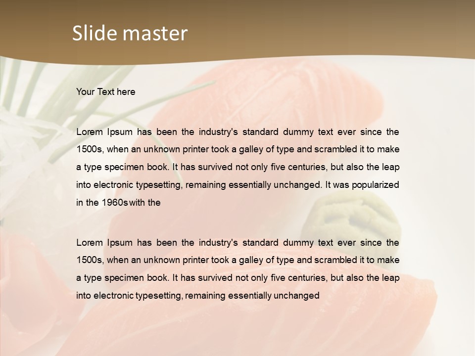 Ethnic Close Up Restaurant PowerPoint Template