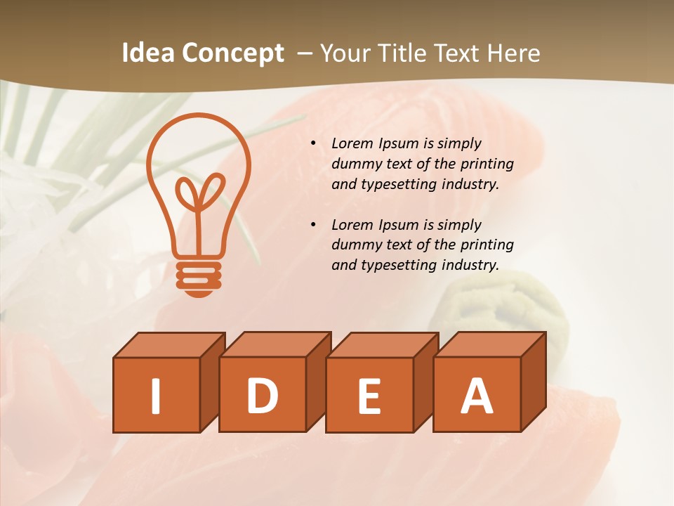 Ethnic Close Up Restaurant PowerPoint Template