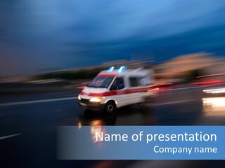 Insurance Speed Transportation PowerPoint Template