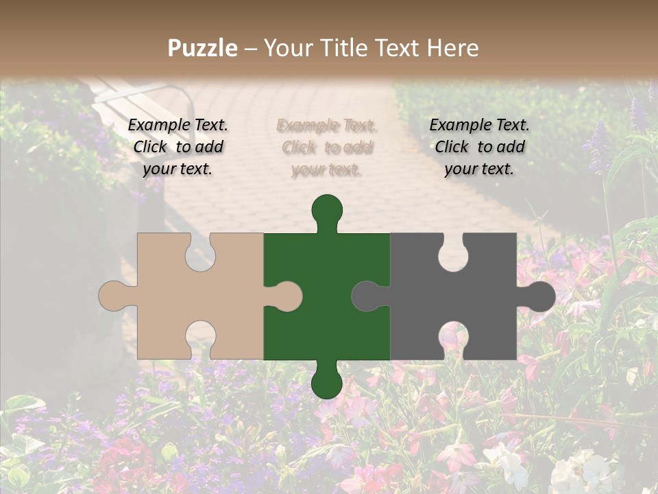 Landscape Nature Landscaping PowerPoint Template