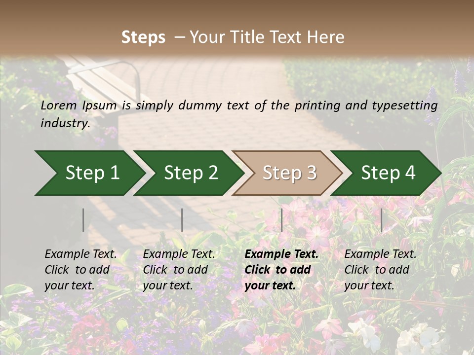 Landscape Nature Landscaping PowerPoint Template