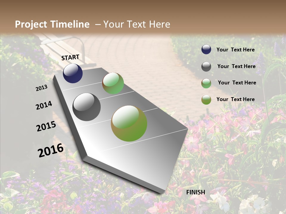 Landscape Nature Landscaping PowerPoint Template