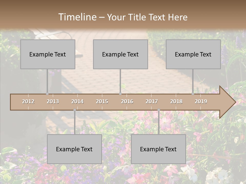 Landscape Nature Landscaping PowerPoint Template