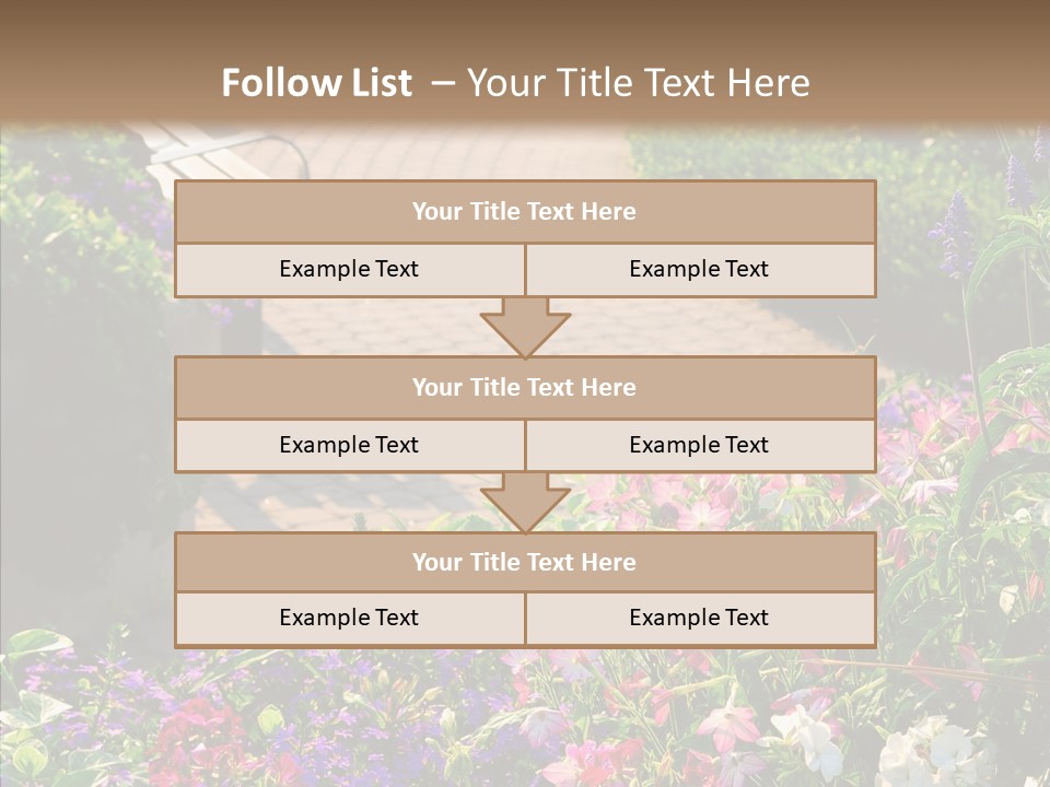 Landscape Nature Landscaping PowerPoint Template