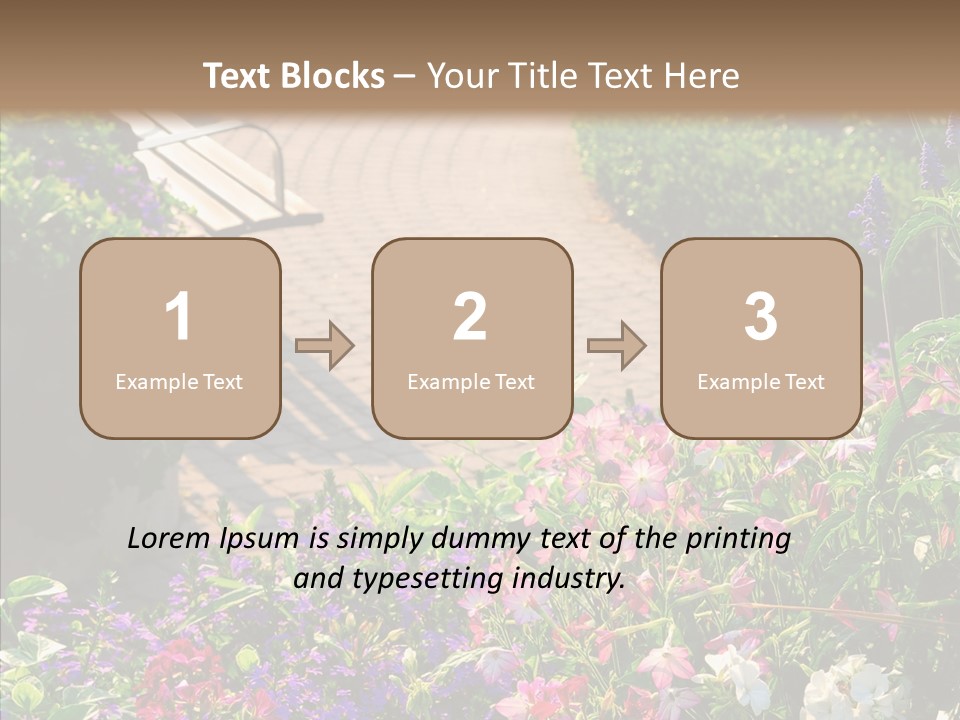 Landscape Nature Landscaping PowerPoint Template