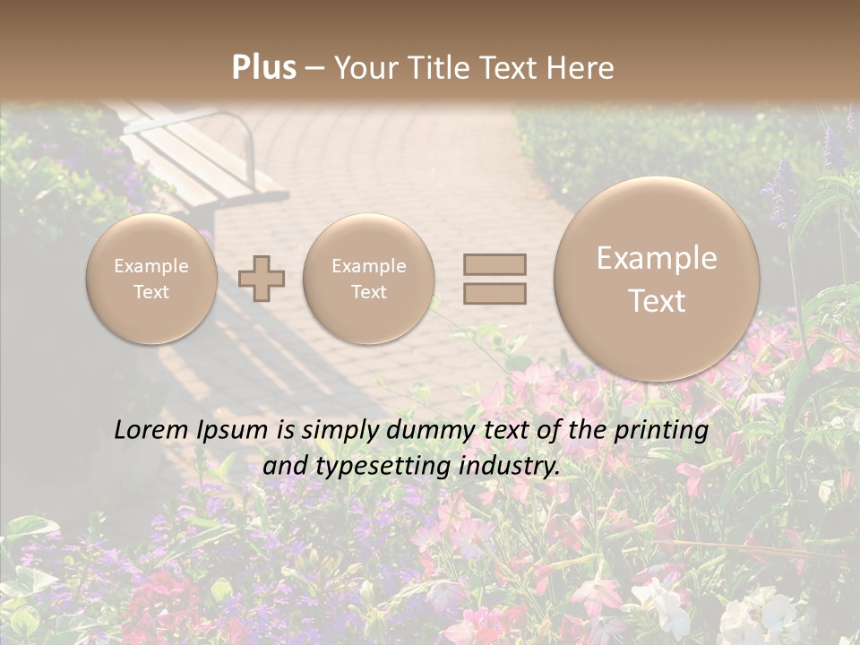 Landscape Nature Landscaping PowerPoint Template