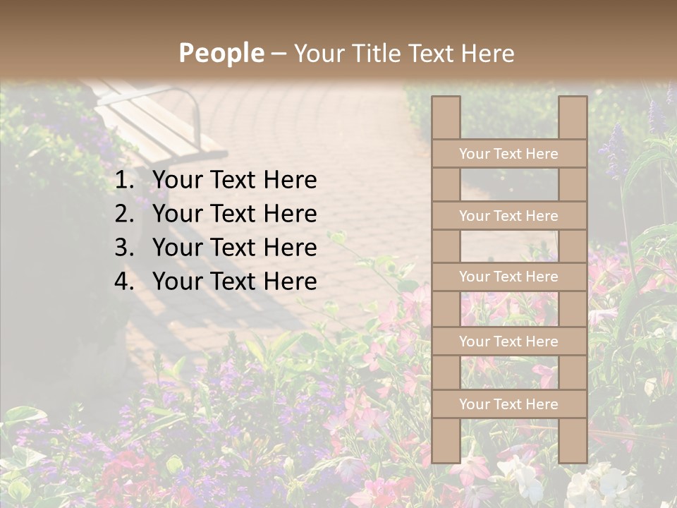 Landscape Nature Landscaping PowerPoint Template