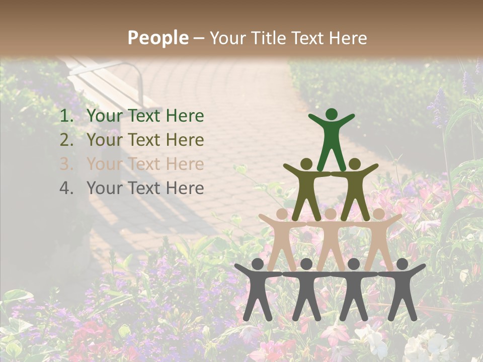 Landscape Nature Landscaping PowerPoint Template