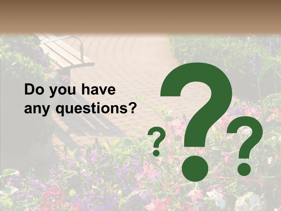 Landscape Nature Landscaping PowerPoint Template