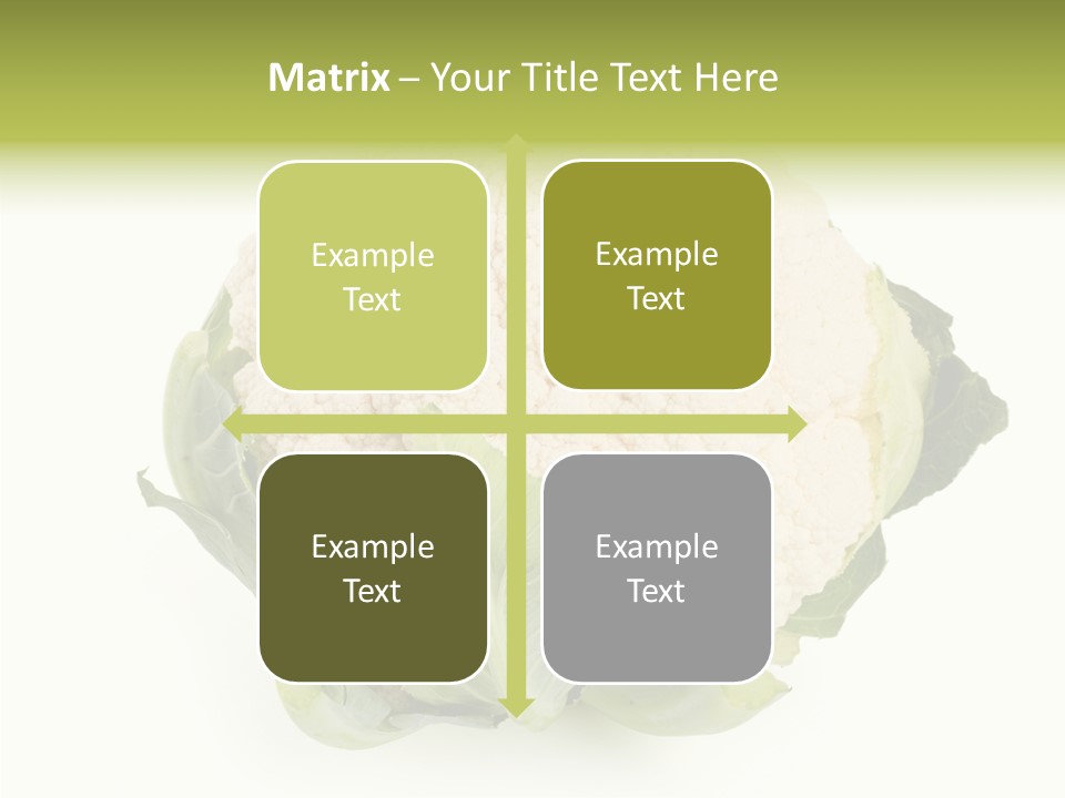 Healthful Fresh Food PowerPoint Template