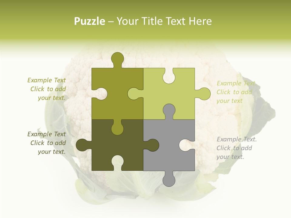 Healthful Fresh Food PowerPoint Template