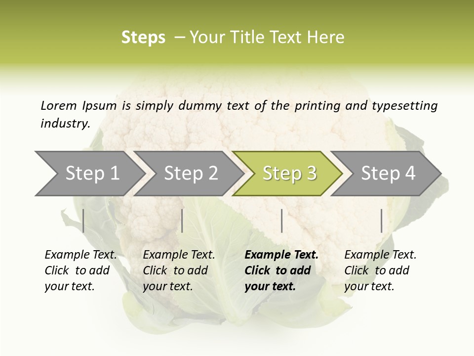 Healthful Fresh Food PowerPoint Template