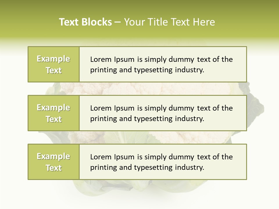 Healthful Fresh Food PowerPoint Template