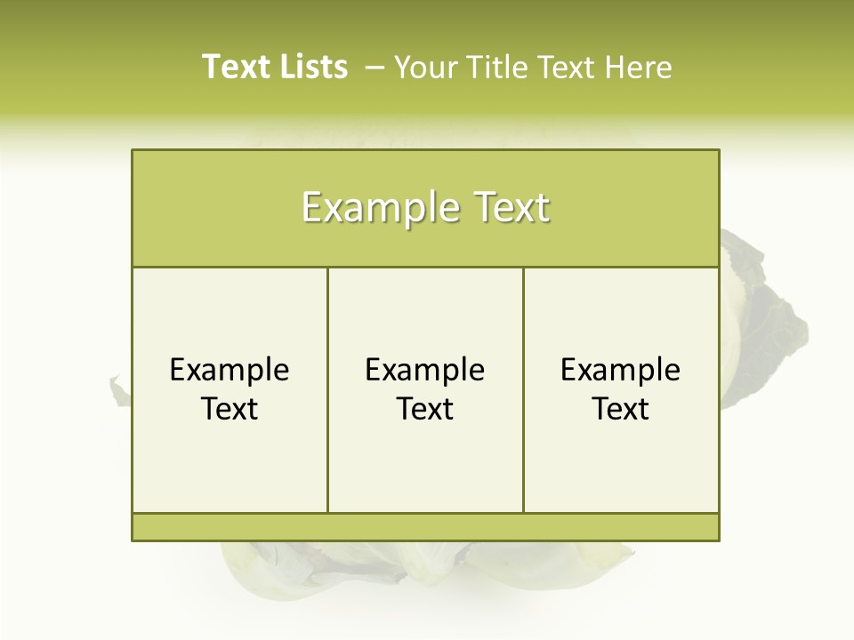 Healthful Fresh Food PowerPoint Template